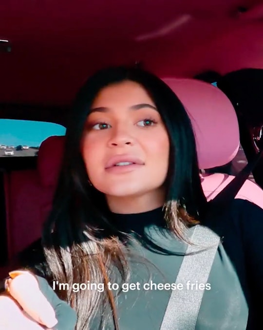 Kylie Jenner craves a snack while in line at In-N-Out Burger, and it's so relatable.