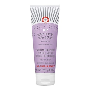 first aid beauty KP eraser body scrub to use for smooth skin