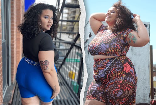 Dominique Norman wearing Yitty, Lizzo's new shapewear line.
