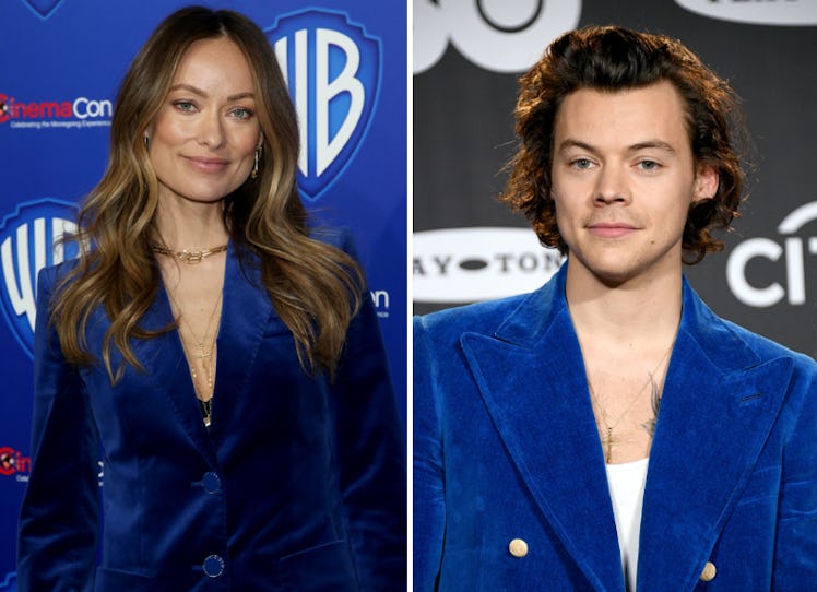 Did Olivia Wilde wear Harry Styles' suit and jewelry to CinemaCon?