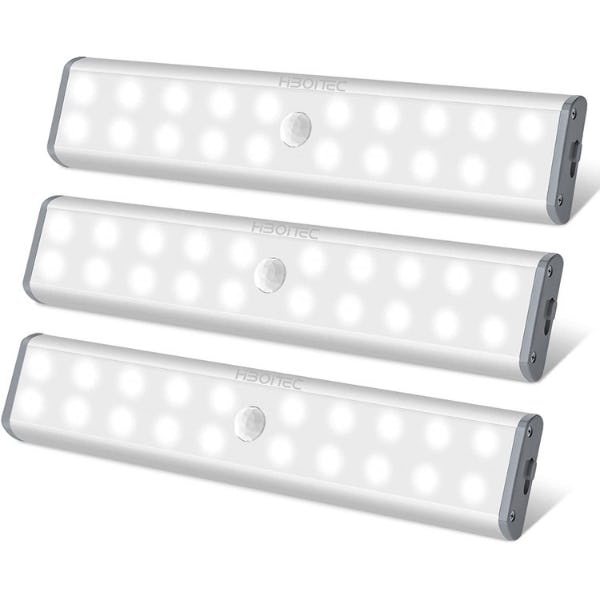 HIBOITECH LED Motion Sensor Lights (3-Pack)
