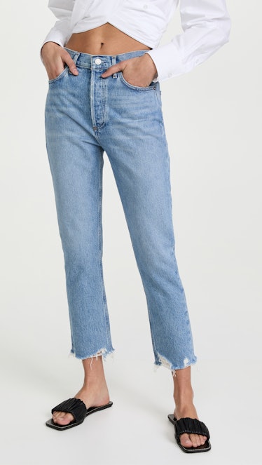 blue jeans from agolde