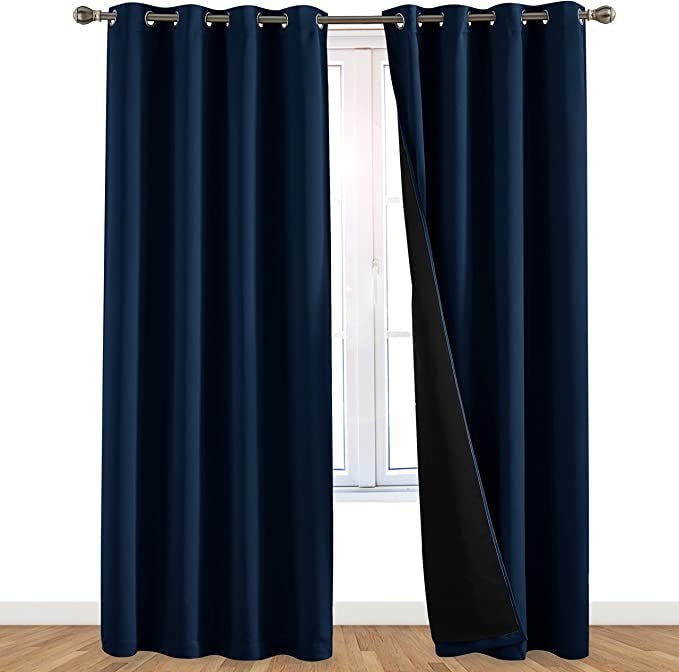 Window Whirl Blackout Window Curtains