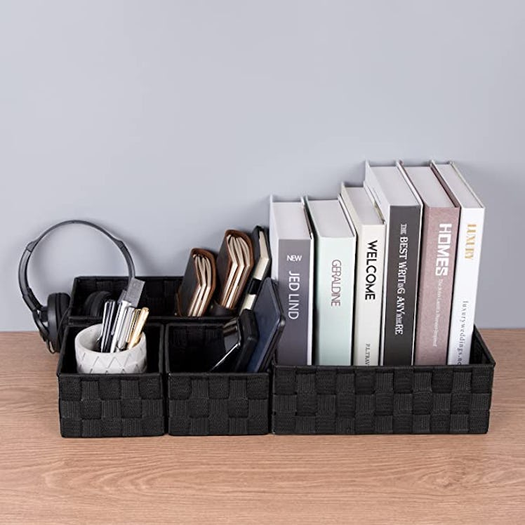 Posprica Woven Storage Baskets (4-Pack)