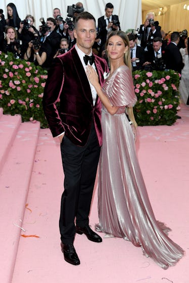 Tom Brady and Gisele Bundchen attend The 2019 Met Gala Celebrating Camp: Notes On Fashion at The Me...