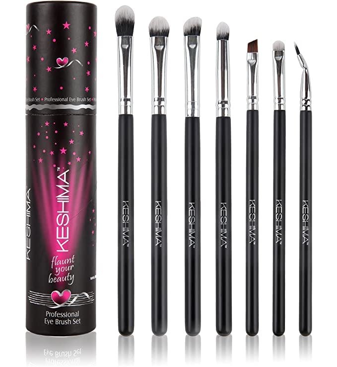 Keshime Eye Makeup Brushes (7 Pieces)