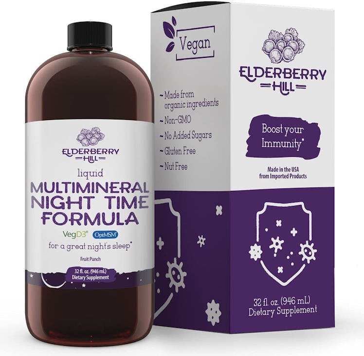 ELDERBERRY HILL ORGANICS Liquid Nighttime Multimineral