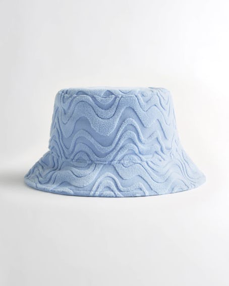 Social Tourist Embossed Terry Bucket Hat