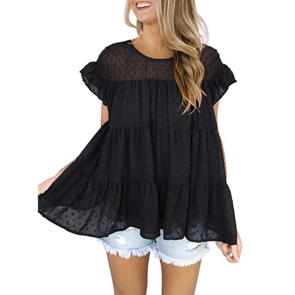 DOROSE Summer Ruffle Top