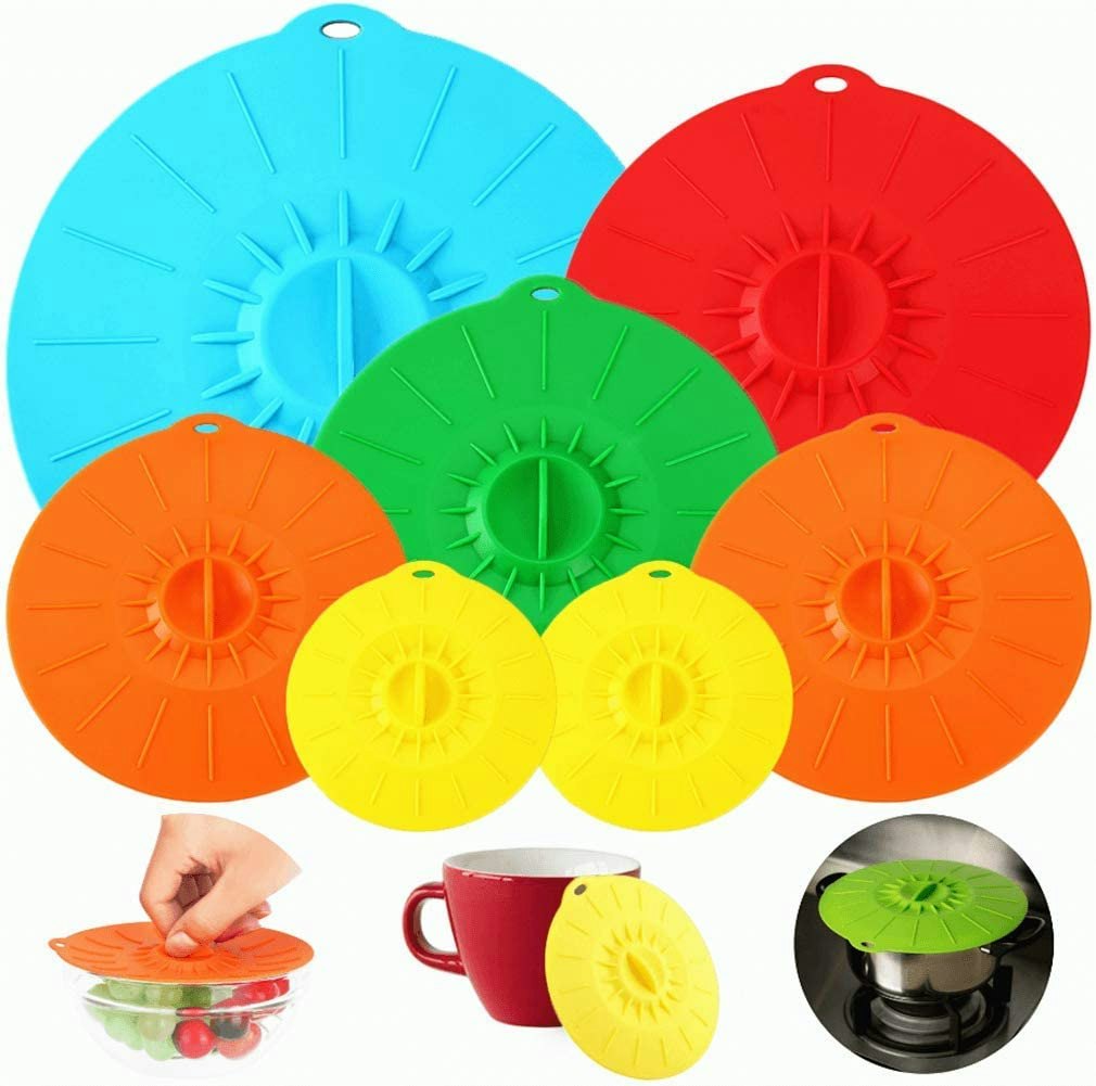 Drink Tops Tap and Seal Coffee and Tea Covers- Gently Suctions to Mugs to  Keep Drinks Warmer Longer and Reduce Splashing- BPA Free Silicone Coffee  Mug