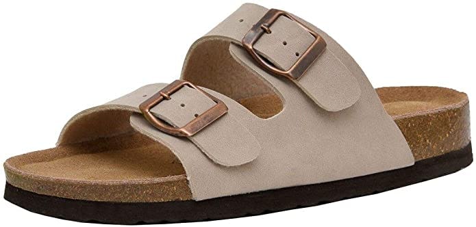 CUSHIONAIRE Lane Cork Footbed Sandal