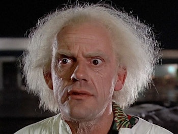 Dr. Emmett Brown from Back to the Future