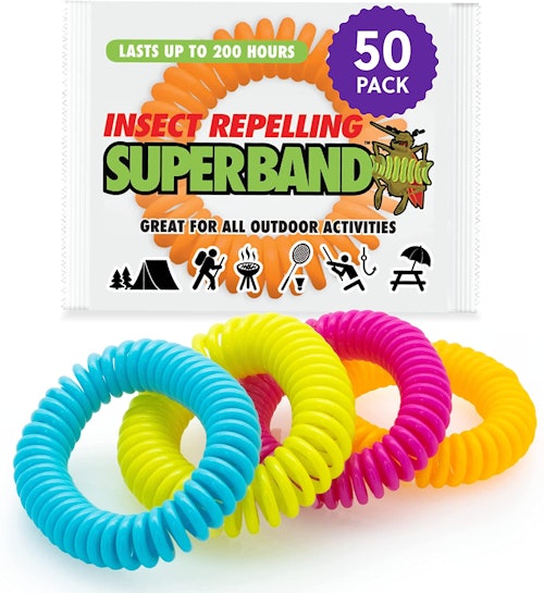 Superband Mosquito Repellent Bracelets (50-Pack)