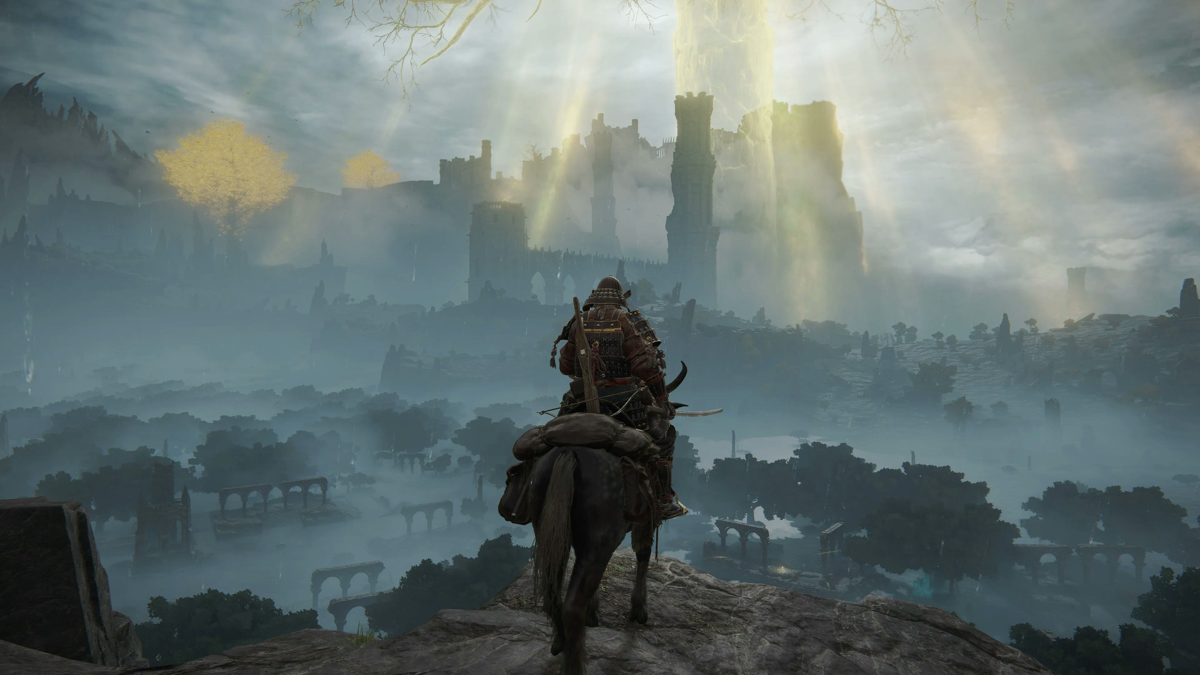A beautiful view from Elden Ring.