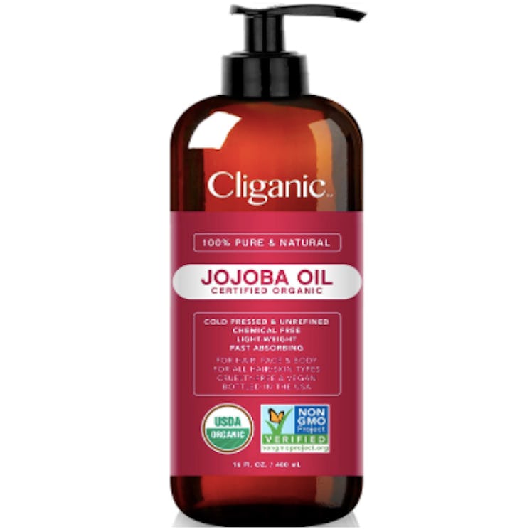 Cliganic USDA Organic Jojoba Oil 16 oz with Pump