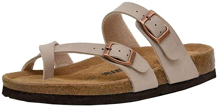 Cushionaire Luna Cork Footbed Sandal
