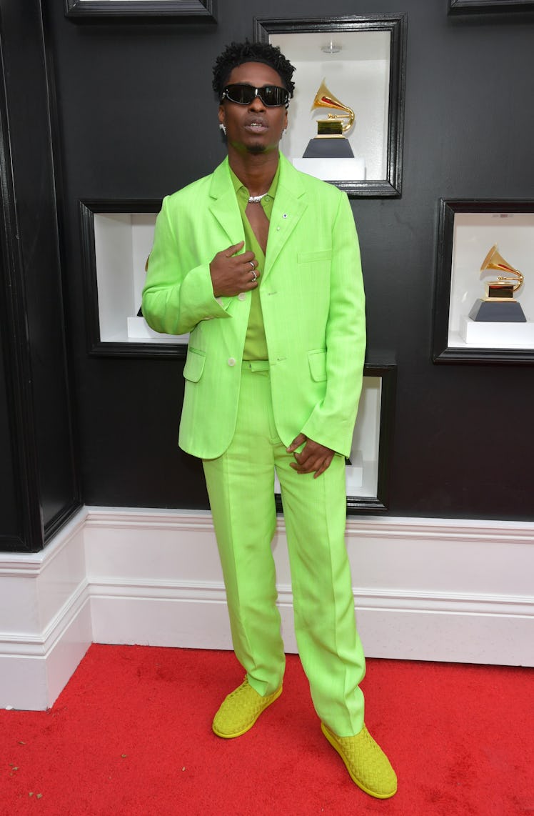 Lucky Daye attends the 64th Annual GRAMMY Awards
