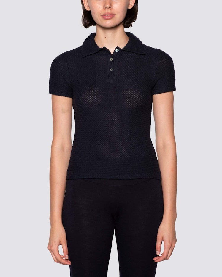 This Gigi Hadid-approved polo shirt from Bleusalt is comfortable and sustainably made.