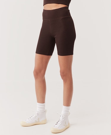 These ribbed bike shorts from Pact were ethically made from certified organic cotton.