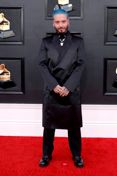 J Balvin attends the 64th Annual GRAMMY Awards