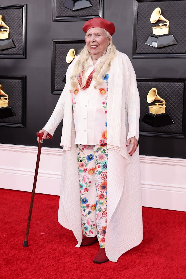 Joni Mitchell attends the 64th Annual GRAMMY Awards
