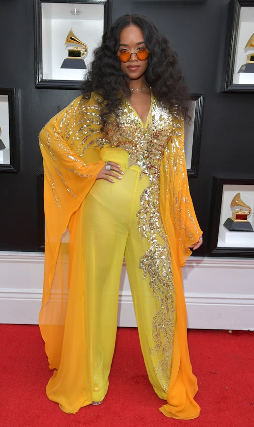 H.E.R. attends the 64th Annual GRAMMY Awards 