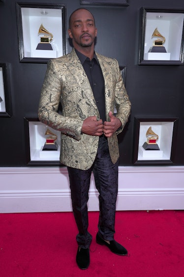 Anthony Mackie attends the 64th Annual GRAMMY Awards