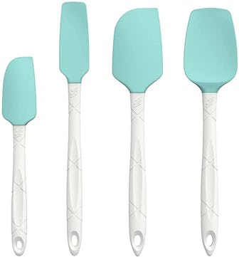 M KITCHEN WORLD Silicone Spatulas (4-Piece Set)
