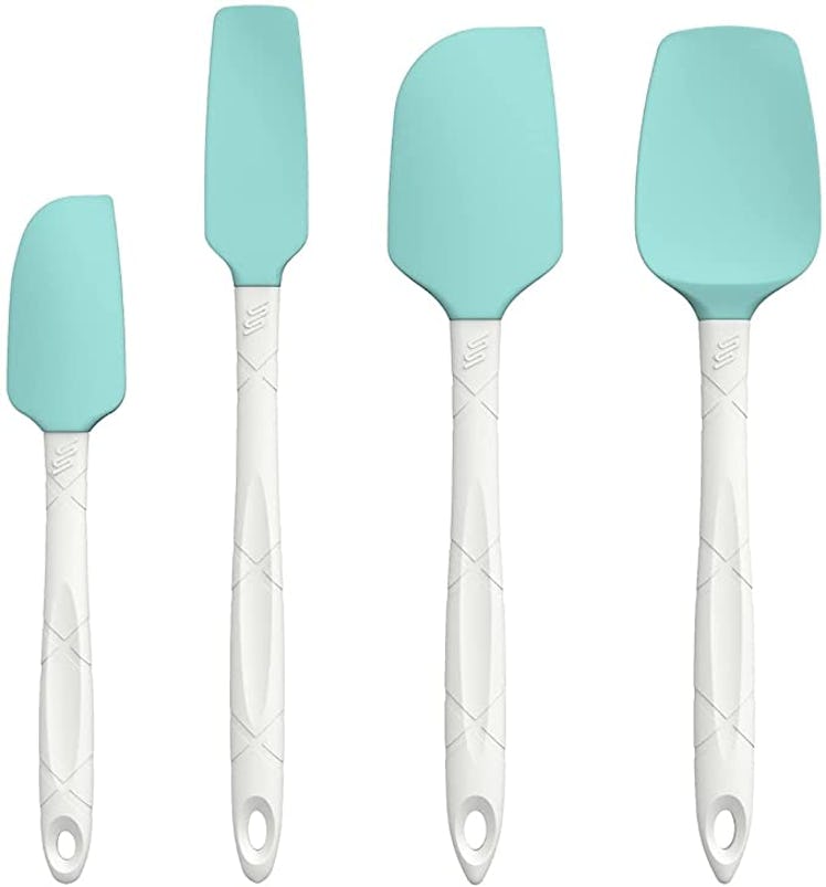M KITCHEN WORLD Silicone Spatulas (4-Piece Set)