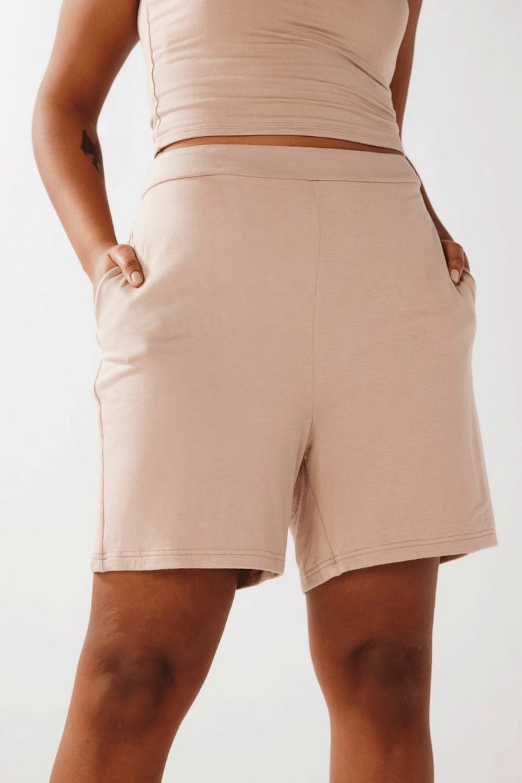 These pajama shorts from LEZÉ The Label are soft and sustainably made.