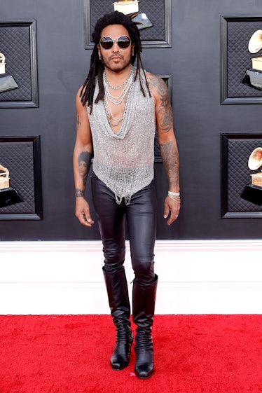 Lenny Kravitz attends the 64th Annual GRAMMY Awards