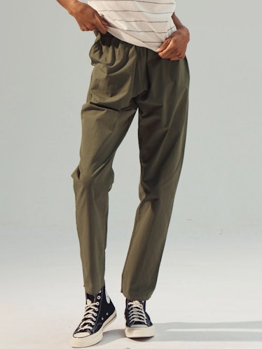 These army green pants from For Days are comfortable and sustainably made.