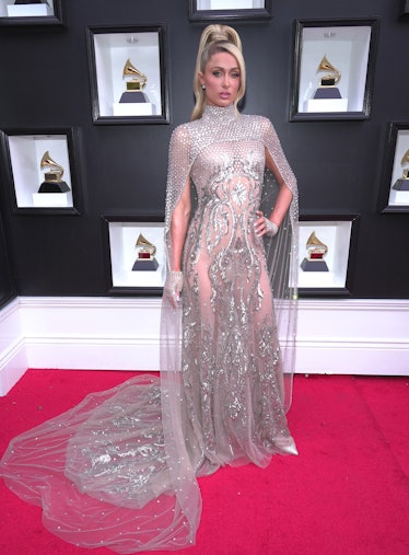 Paris Hilton attends the 64th Annual GRAMMY Awards
