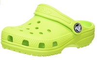 Neon Green Crocs Unisex-Child Toddler Classic Clog for Wide Feet