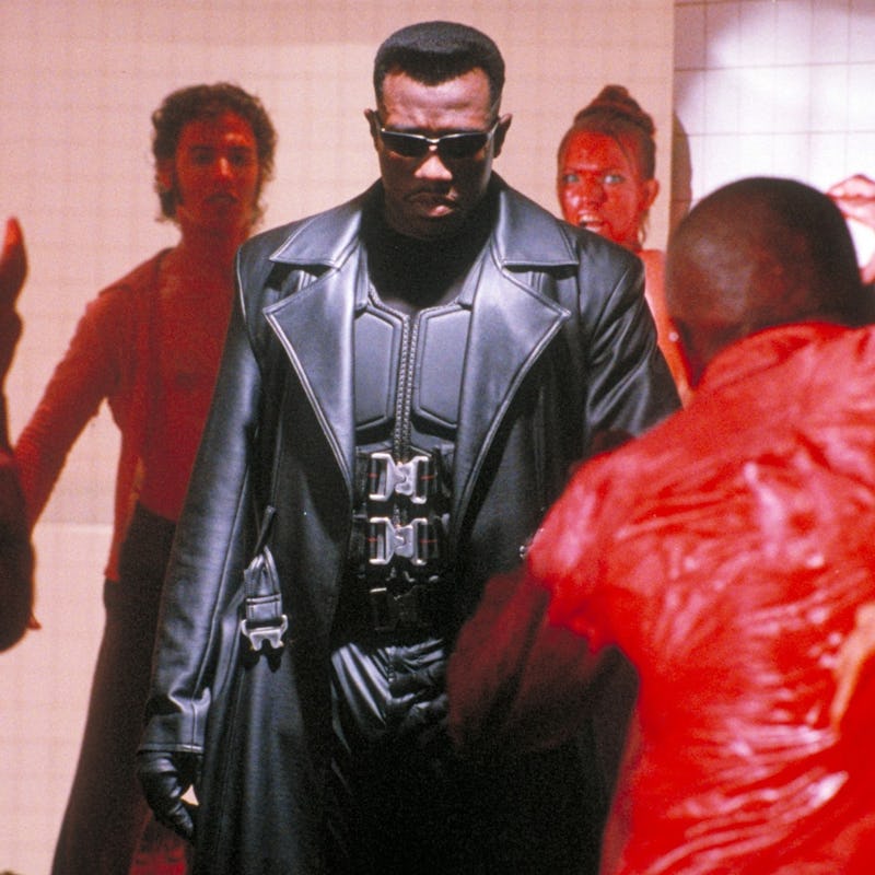 A screenshot from Blade movie with Wesley Snipes  on Netflix in April 2022