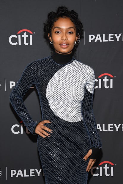 Yara Shahidi wearing Tory Burch to the 2022 PaleyFest