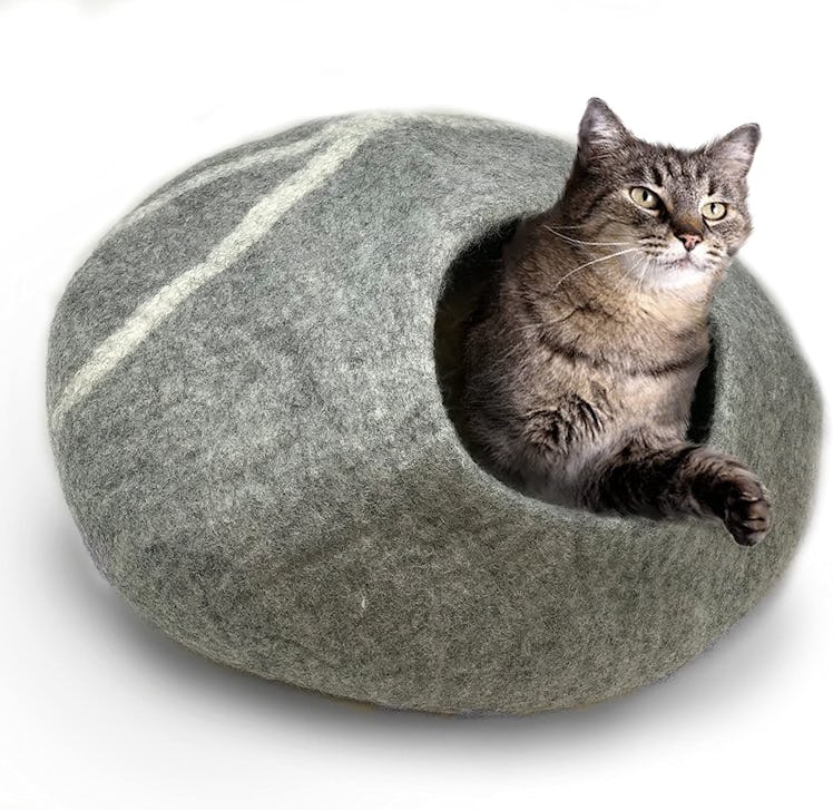 iPrimio 100% Natural Wool Cat Cave -- Large