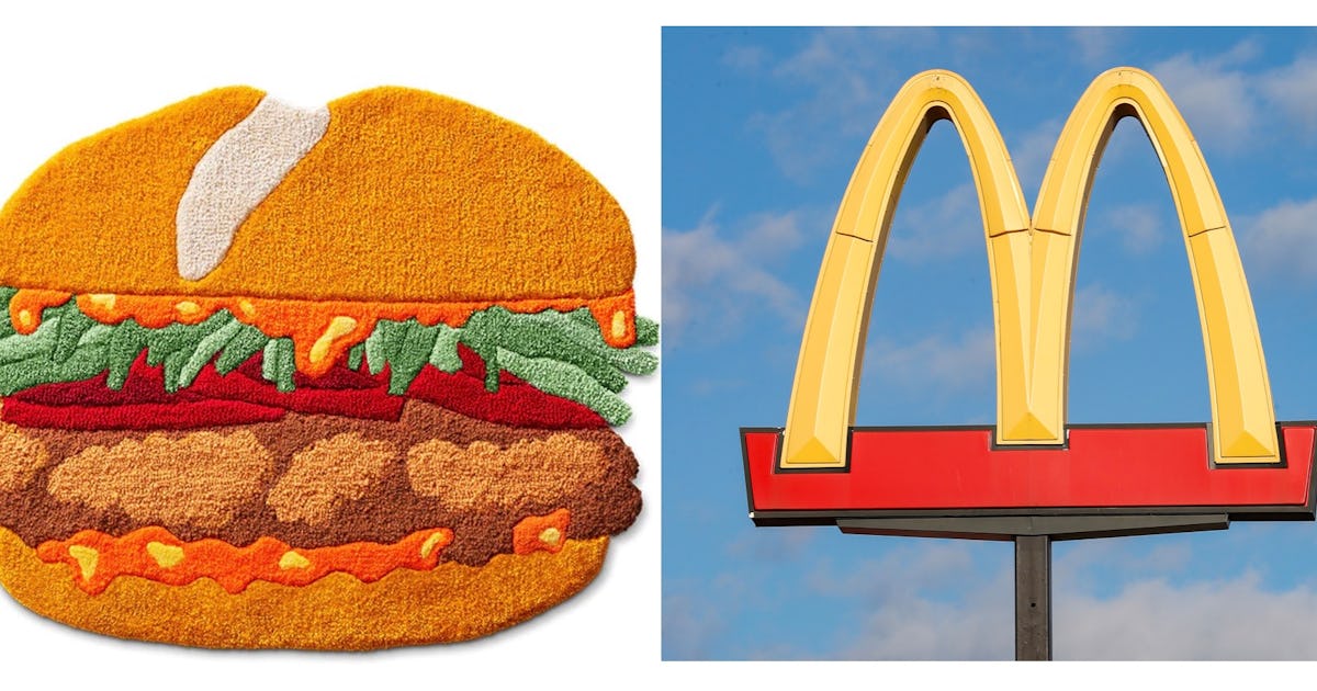 McDonald's Chicken Sandwich Rugs Are The Yummiest Decor
