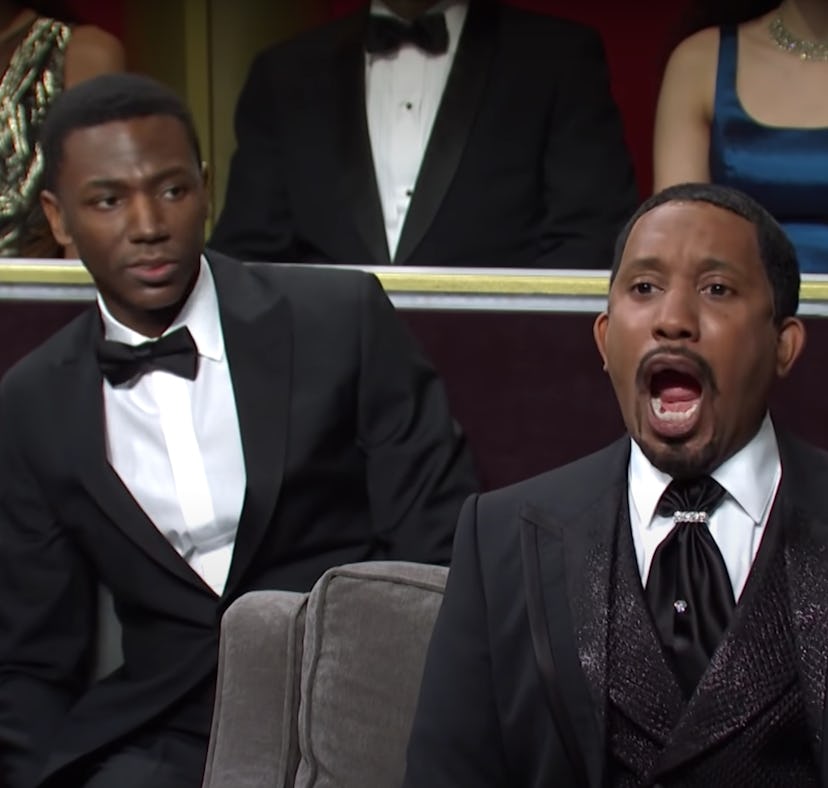 'Saturday Night Live' made several jokes about Will Smith slapping Chris Rock at the Oscars.