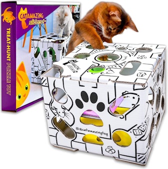 Cat Amazing Interactive Treat Puzzle for Cats