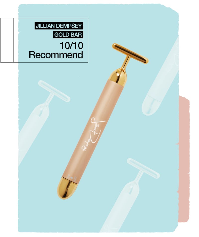 The Jillian Dempsey Gold Sculpting Bar used by Hailey Bieber