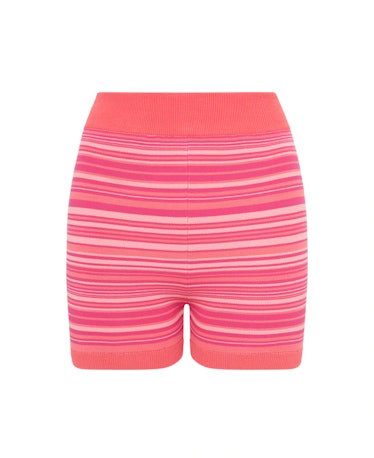 These striped pink shorts from NAGNATA are made from organic and renewable textiles.