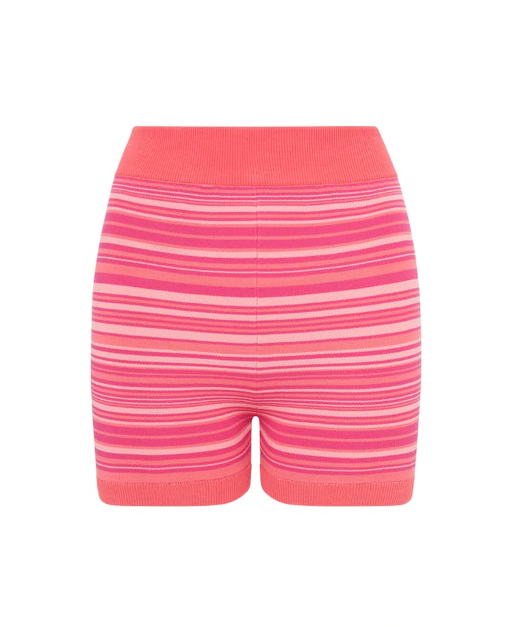 These striped pink shorts from NAGNATA are made from organic and renewable textiles.