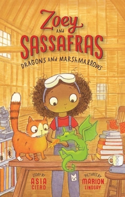 Zoey and Sassafras cover with girl and dragon