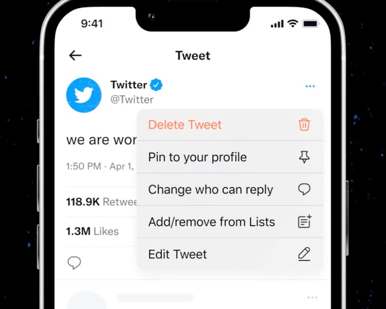 An edit button preview