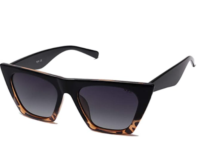 SOJOS Oversized Square Cateye Polarized Sunglasses 