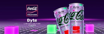 Promotional material for the Coca-Cola Byte