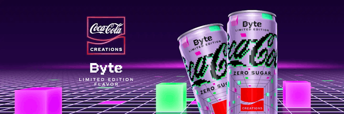 Promotional material for the Coca-Cola Byte