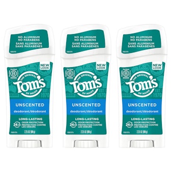 Tom's of Maine Aluminum-Free Natural Deodorant, 2.25 Oz. (3-Pack)
