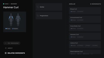 Peloton Guide's Body Activity feature